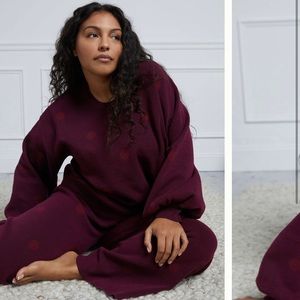 BNWT Anthropologie Harper Wide-Leg Lounge Set